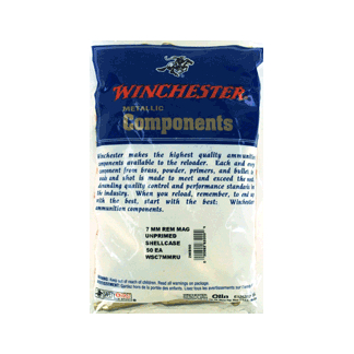 WINCHESTER UNPRIMED CASES 7MM - REM MAG 50 PACK 20PK/CS