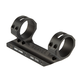 WEAVER 34MM FIXED MSR MOUNT MATTE