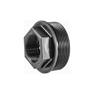 YHM 1/2"-36 CRBNE ADPTR SDWNR M2 BLK