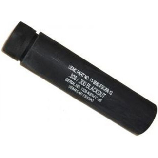 GUNTEC AR308 FAKE SUPPRESSOR - 5.5" 5/8X24 THREADS BLACK