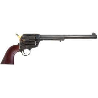 CIMARRON WYATT EARP 45LC OM - FS 10" CC/BL WALNUT W/O BADGE