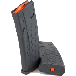 Sentry Hexmag Series 2 AR-15/M4/M16 Rifle Magazine Grey with Orange Follower .223/5.56x45mm 30/rd