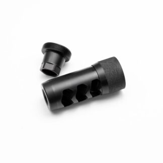 Area 419 Hellfire Self Timing Muzzle Brake 7mm/30cal Black Nitride 5/8-24