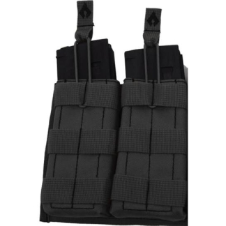 Advance Warrior Solutions Open Top Double Mag Pouch Black