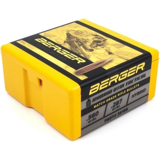 Berger Match Grade Tactical Bullets 6.5mm .264" 130 gr AR Hybrid OTM Tactical 100/ct