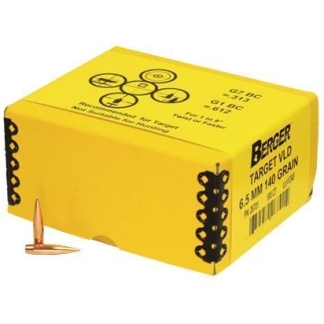 Berger Match Grade Target Bullets 6.5mm .264" 140 gr VLD Target 500/ct
