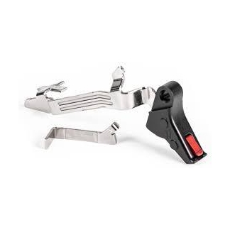 ZEV PRO FLAT FACE GLOCK TRIGGER UPGRADE BAR KIT GEN5 BLK/RED