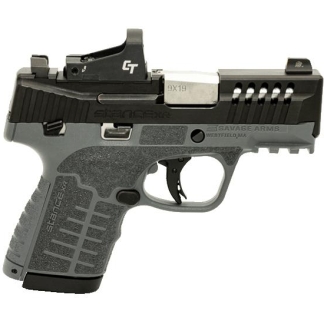 Savage Stance XR MC9MS Handgun 9mm Luger 10(1)&13(1)rd Magazines 3.2" Barrel Gray Manual Safety w/CTS-500 Red Dot