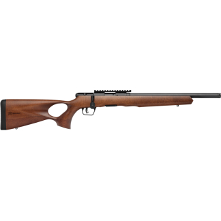 Savage Arms B17 Timber Thumbhole Rifle .22 WMR 10rd 16.5" 1/2x28 Threaded Barrel Wood