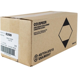 CCI Blazer Brass Handgun Ammunition 9mm Luger 115 gr. FMJ 1145 fps 1000/ct Case (20-50ct Boxes)