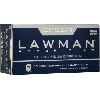 Speer Lawman Clean-Fire Handgun Ammunition .38 Spl 125gr TMJ 900 fps 50/ct
