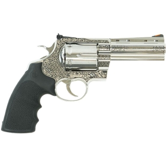 Colt Anaconda "Filigree Frame and Barrel" Handgun .44 Rem Mag 6rd Capacity 4.25" Barrel Stainless Frame