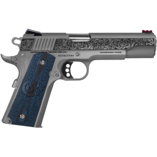 Colt Competition Model "Filigree Slide" Handgun .45 ACP 8rd Magazine 5" Barrel Stainless Frame