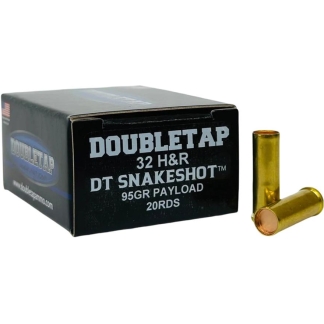 Double Tap DT Snake Shot Handgun Ammunition .32 H&R Mag 90gr #9 Shot 20/ct