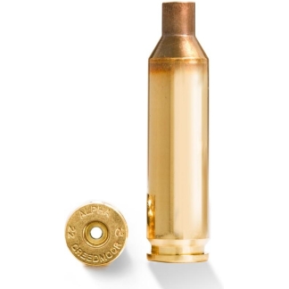 Alpha Munitions Ultra Premium Unprimed Brass Cartridge Cases .22 Creedmoor - Small Rifle Primer 100/Box