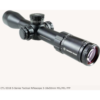 Crimson Trace 5-Series Tactical Riflescope 3-18x50mm MIL/MIL FFP w/MR1-MIL Illum Reticle