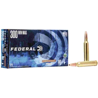 Federal Copper Power-Shok Rifle Ammunition .300 Win Mag 180gr CHP 20/ct