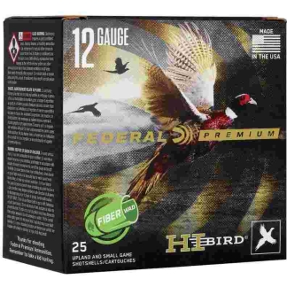 Federal Hi-Bird Fiber Wad Shotshells 12ga 2-3/4" 1-1/4oz 1330fps #6 25/ct