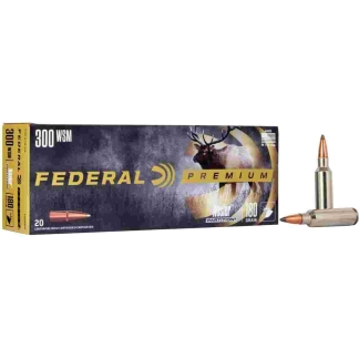 Federal Premium Vital-Shok Rifle Ammunition .300 WSM 180 gr PT 2980 fps - 20/ct