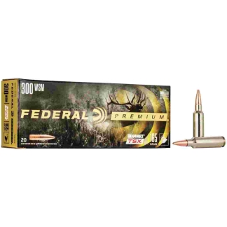 Federal Barnes TSX Rifle Ammunition .300 WSM 165gr 3150 fps 20/ct