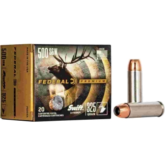 Federal Premium Vital-Shok Handgun Ammunition .500 S&W 325 gr SAF 1800 fps 20/box