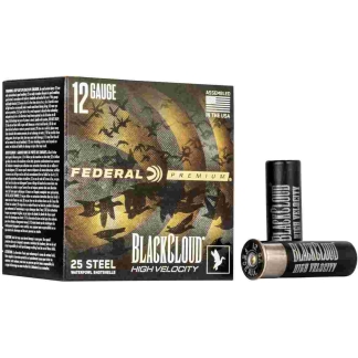 Federal Black Cloud FS Steel High Velocity Shotshells 12ga. 3" 1-1/8oz #4 1635 fps 25/ct