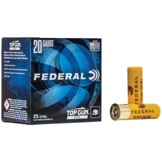 Federal Top Gun Steel Shotshells 20ga 2-3/4" 7/8oz #7 1214 fps 25/ct