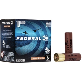 Federal Speed-Shok Shotshells10ga 3-1/2" 1-1/2oz T Shot 1450 fps 25/ct