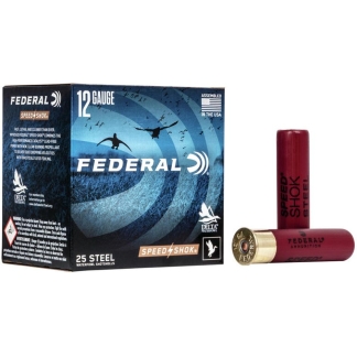 FEDERAL SPEED-SHOK HIGH VELOCITY STEEL 12GA 3-1/2" 1-3/8OZ T AMMO 25RD