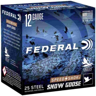Federal Speed-Shok Snow Goose Shotshells 12 ga 3" 1-1/4oz 1450 fps #BB 25/ct