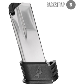 Springfield XD-M Elite Compact Extended Magazine with Sleeve #3 (for Backstrap #3) 10mm 15/rd