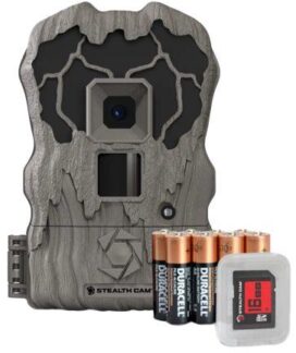 StealthCam QV18K Trail Camera 18MP 18 IR w/Distressed Finish - Batteries & 16GB SD Card