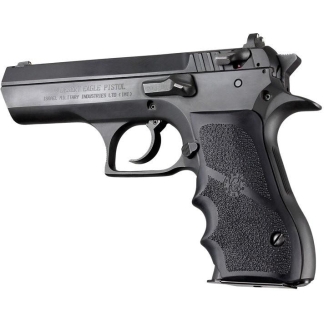 Hogue Magnum Research Baby Eagle .40/9mm Jericho & Uzi Eagle Rubber Grips with Finger Grooves