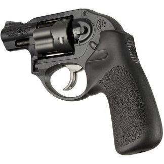 Hogue Ruger LCR/LCRx: Black Rubber Tamer Cushion Grip without Finger Grooves