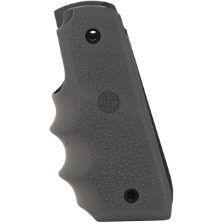 Hogue Overmolded Rubber Grip with Finger Grooves for Ruger 22/45 MKIV Slate Grey