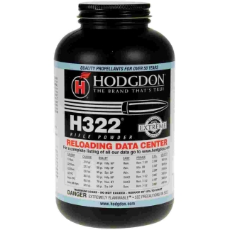 Hodgdon Extreme H322 Rifle Powder 1 lbs