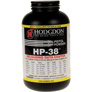 Hodgdon HP-38 Spherical Handgun Powder 1 lbs