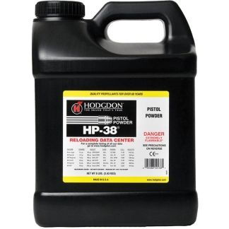 Hodgdon HP-38 Spherical Handgun Powder 8 lbs