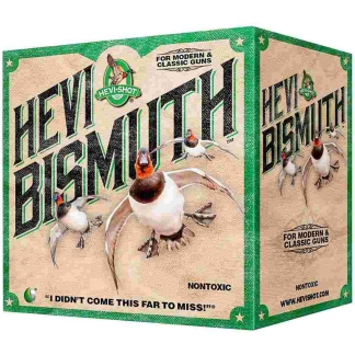 HEVI-Shot HEVI-Bismuth Shotshells 12ga 2-3/4" 1-1/4oz 1450 fps #4 25/ct