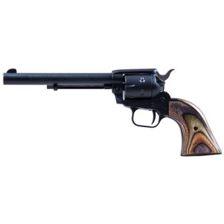 Heritage Rough Rider Handgun .22LR/.22 WMR 6rd Capacity 6.5" Barrel Black Satin Camo Laminate Grips