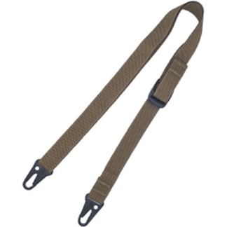 TacShield Sport Ridge 2 Point Rifle Sling 1" Wide HK Snap Hooks Coyote Brown