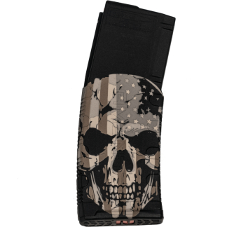 Black Rain Ordnance Skull with Flag AR Magazine 5.56x45 30/rd