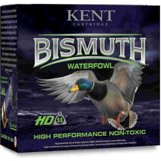 Kent Bismuth High-Performance Non-Toxic Shotshells 12 ga 2-3/4" 1-1/4oz 1350 fps #4 25/ct