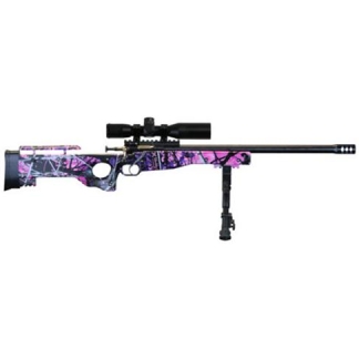 Crickett 22 LR Precision Rifle Muddy Girl Complete Package Blued Scope