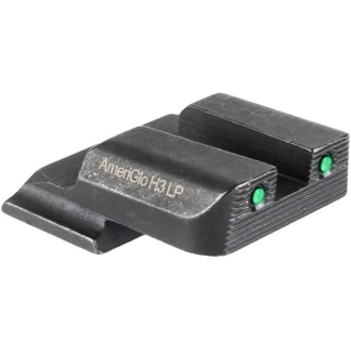 Ameriglo 2-Dot Tritium Rear Handgun Sight for S&W M&P (Excludes .22/.380/Shield/EZ/Pro) Green with Black