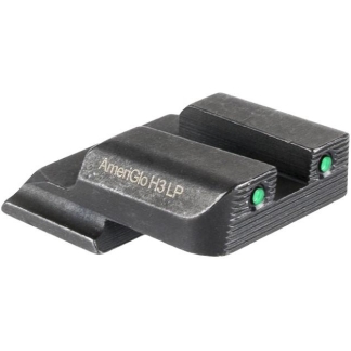 Ameriglo 2-Dot Tritium Rear Handgun Sight for S&W M&P Shield (Excludes EZ) Green with Black