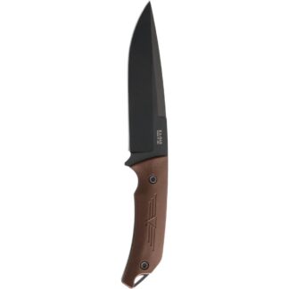 Ka-Bar Jarosz Turok Fixed Knife 6-1/4" Clip Point Blade Brown