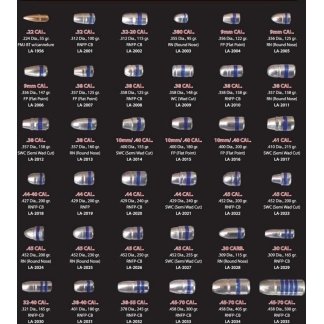 Lightning Ammo Lead Cast Handgun Bullets .38 Cal .358" 125 gr RNFP-CB 100/ct Box