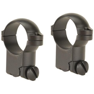 Leupold 2-Piece Solid Steel Ringmounts - Ruger M77 1" Super High Matte Black