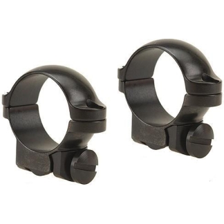 Leupold 2-Piece Solid Steel Ringmounts - Ruger No. 1 & .77/22 1" Low Gloss Black